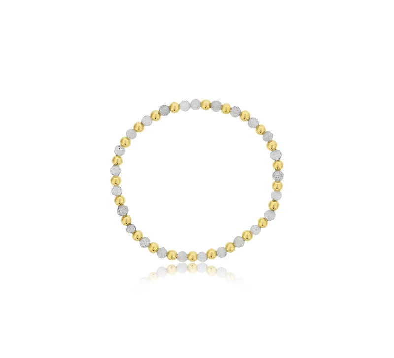 Dee Berkley Labradorite Bead Bracelet in 14kt Gold Filled (4mm beads)