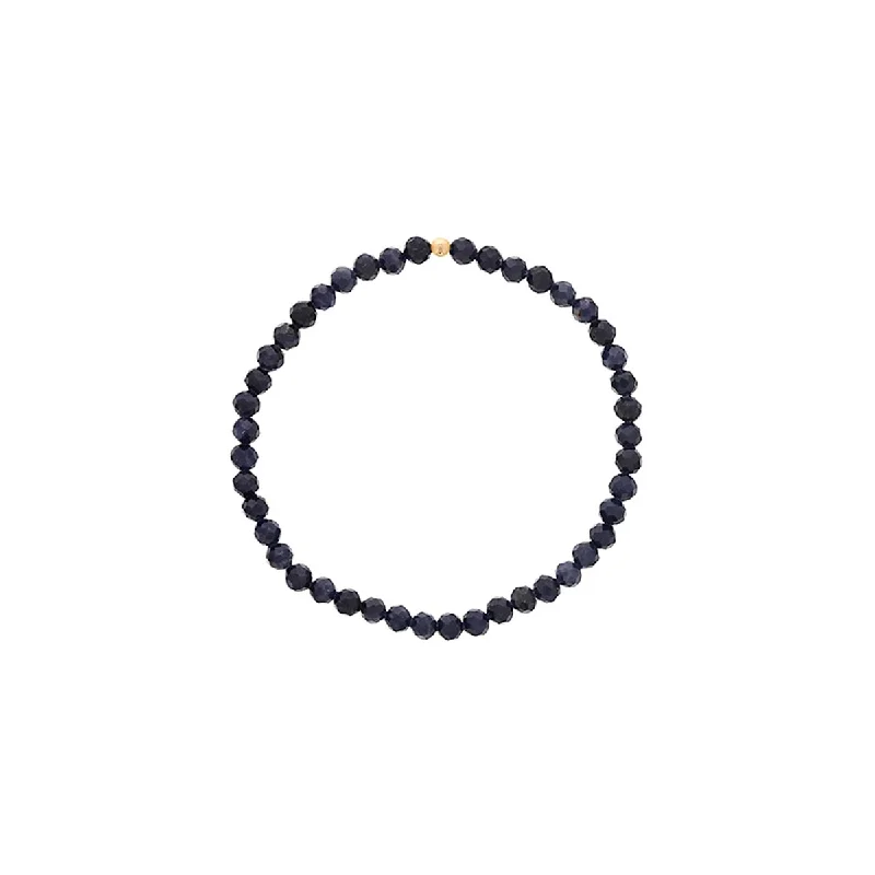 Dee Berkley Sapphire Bead Bracelet in 14kt Gold Filled (4mm beads)