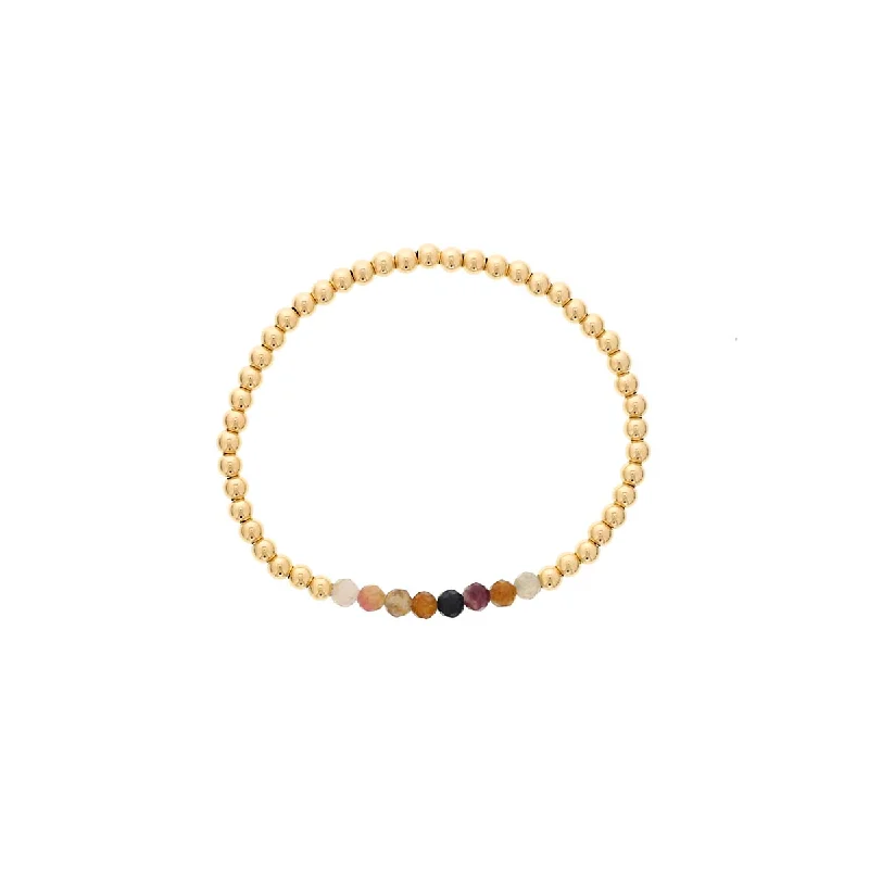 Dee Berkley Tourmaline Bead Bracelet in 14kt Gold Filled (4mm beads)