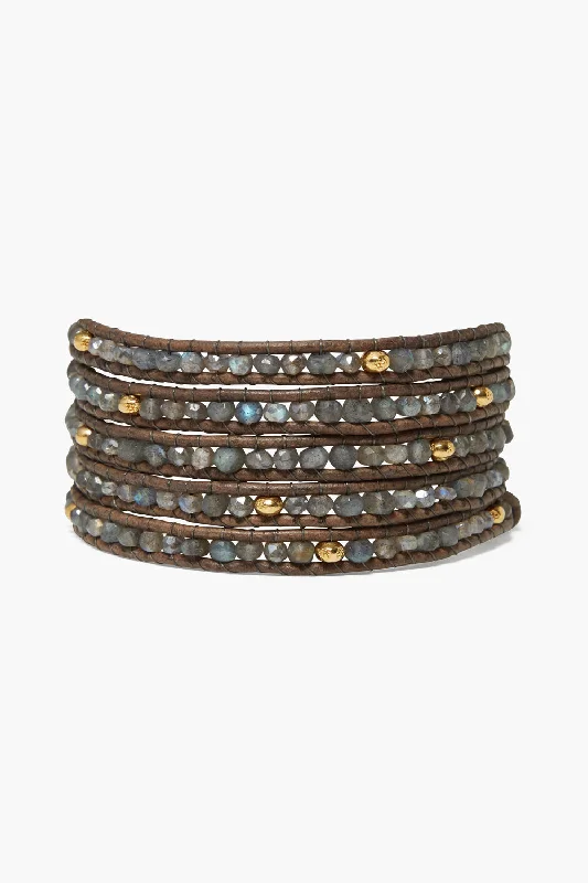 Denali Wrap Bracelet Blue Lab Mix