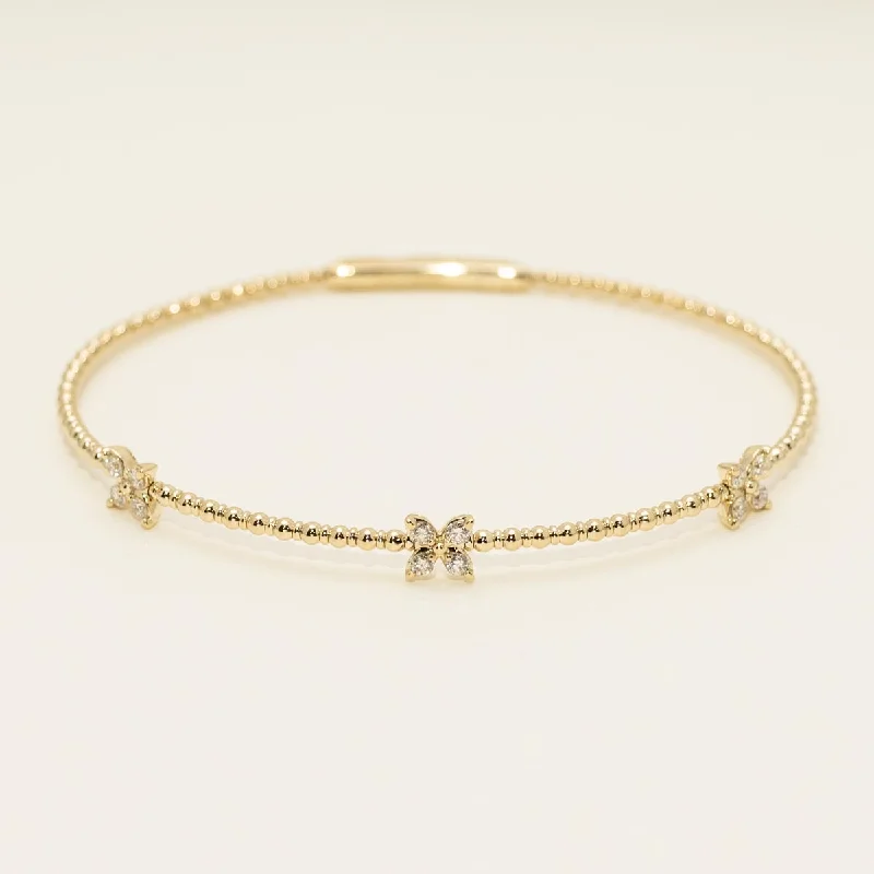 Diamond Flexible Bracelet in 14kt Yellow Gold (1/3ct tw)