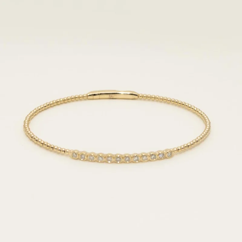 Diamond Flexible Bracelet in 14kt Yellow Gold (1/3ct tw)