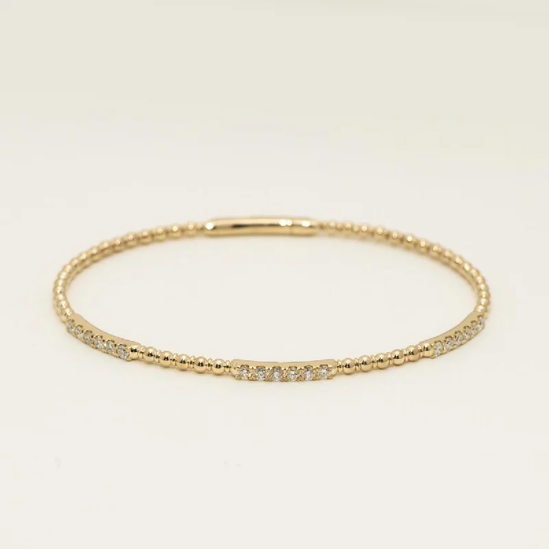 Diamond Flexible Bracelet in 14kt Yellow Gold (3/4ct tw)