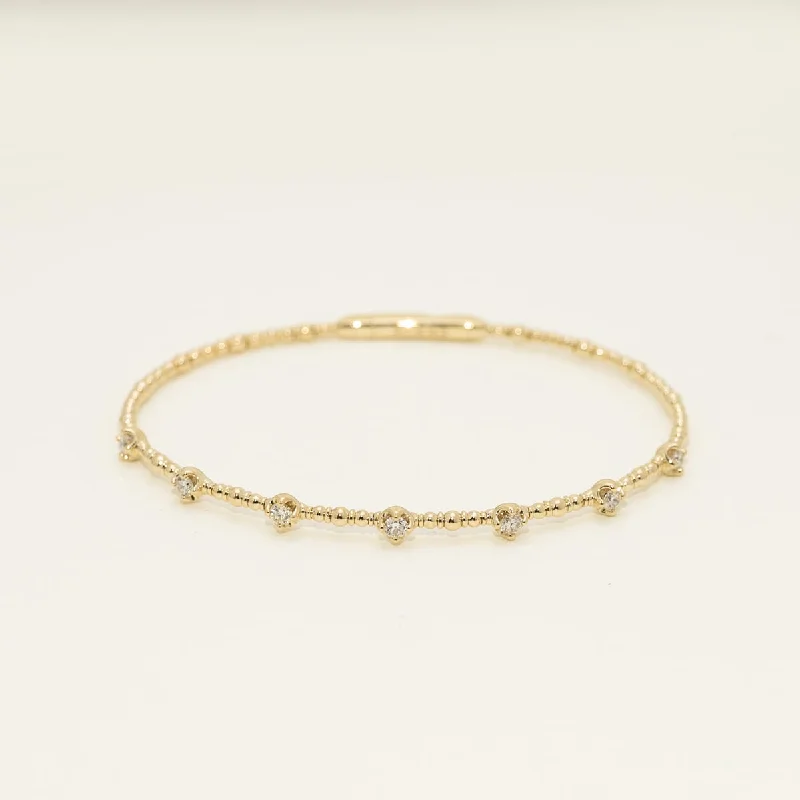 Diamond Flexible Bracelet in 14kt Yellow Gold (3/8ct tw)