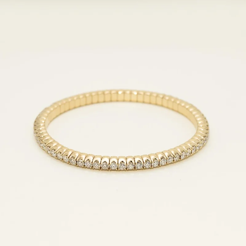 Diamond Flexible Bracelet in 14kt Yellow Gold (5ct tw)