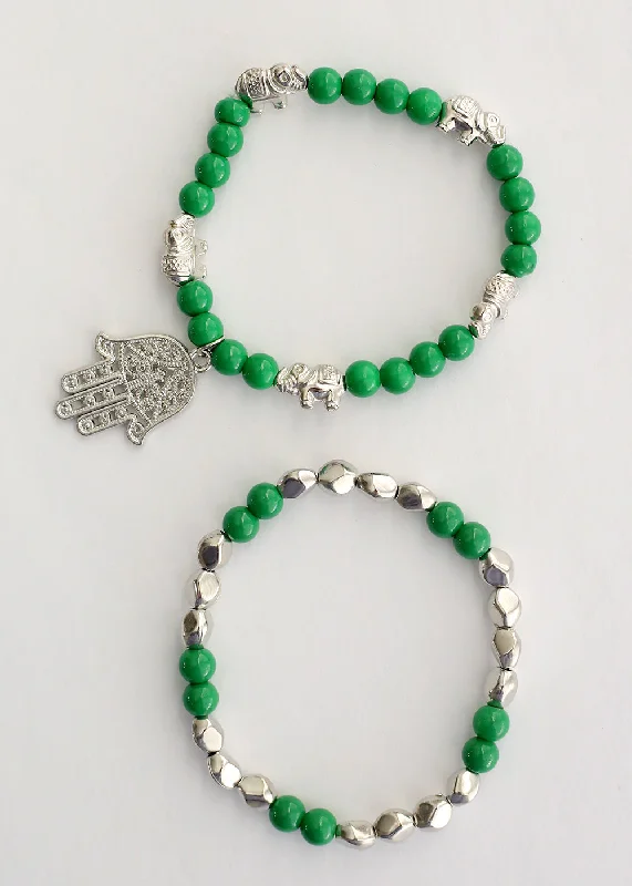 Green/silver