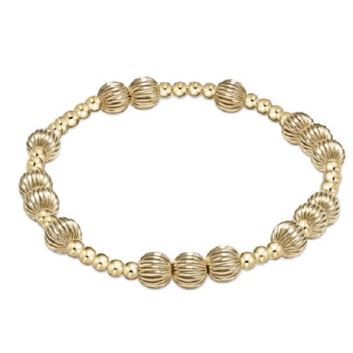 enewton 7.25" extends-Hope Unwritten Dignity Bead Bracelet-Gold