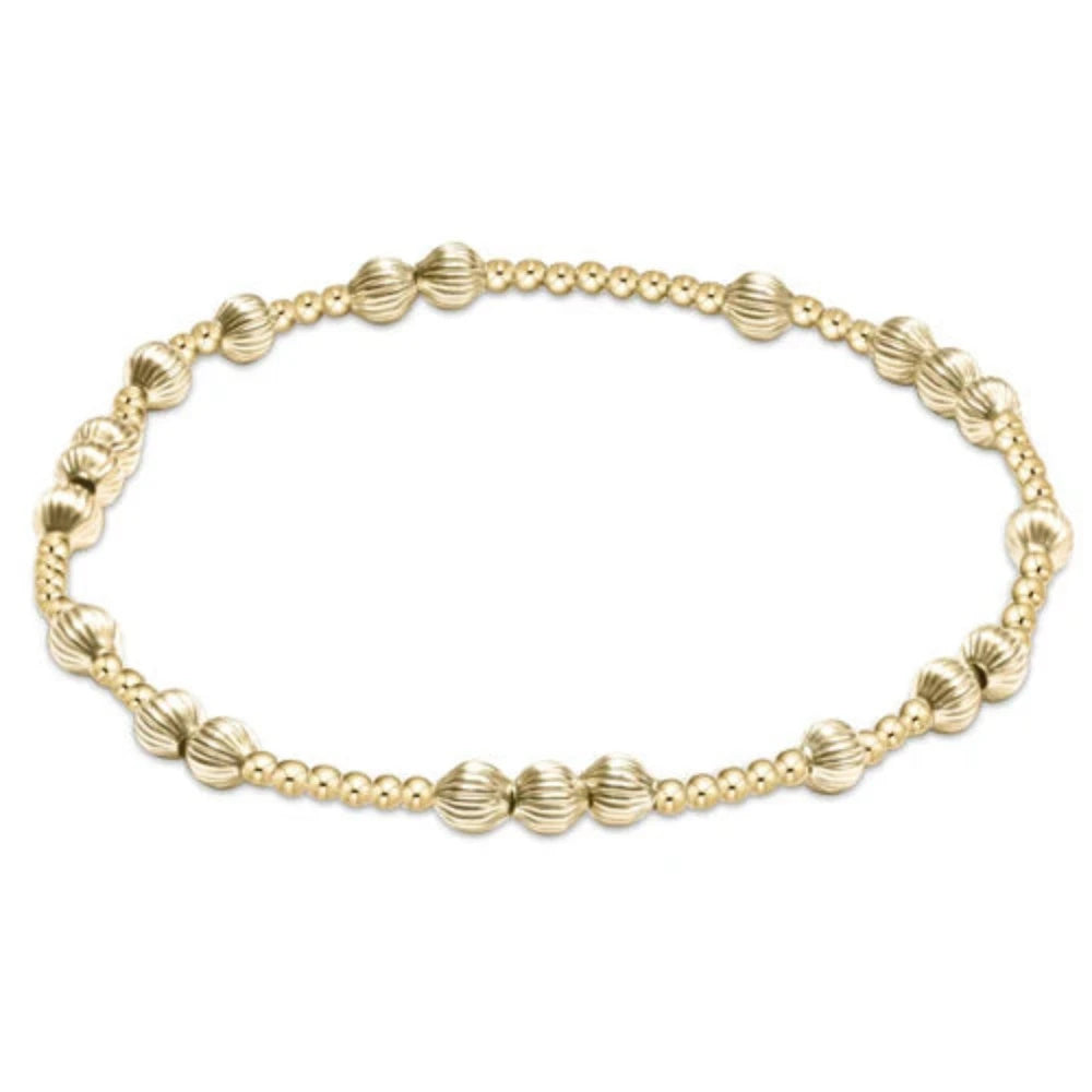 enewton 6.25" Hope Unwritten Dignity Bead Bracelet-Gold