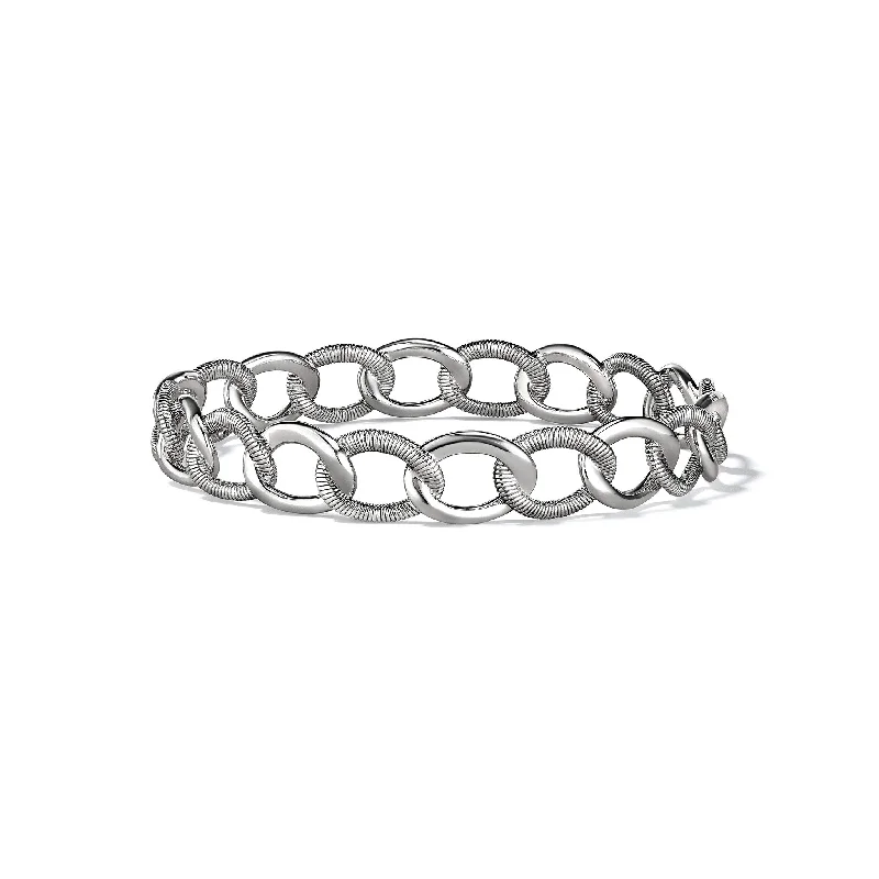 Eternity Interlocking Link Stack Bangle