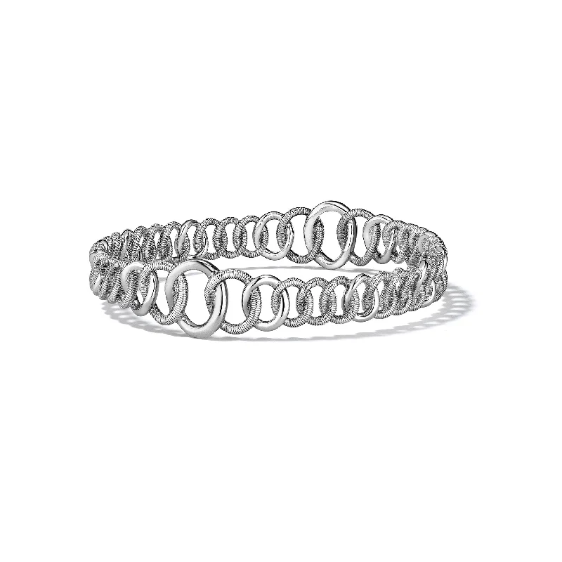 Eternity Interlocking Multi Link Stack Bangle