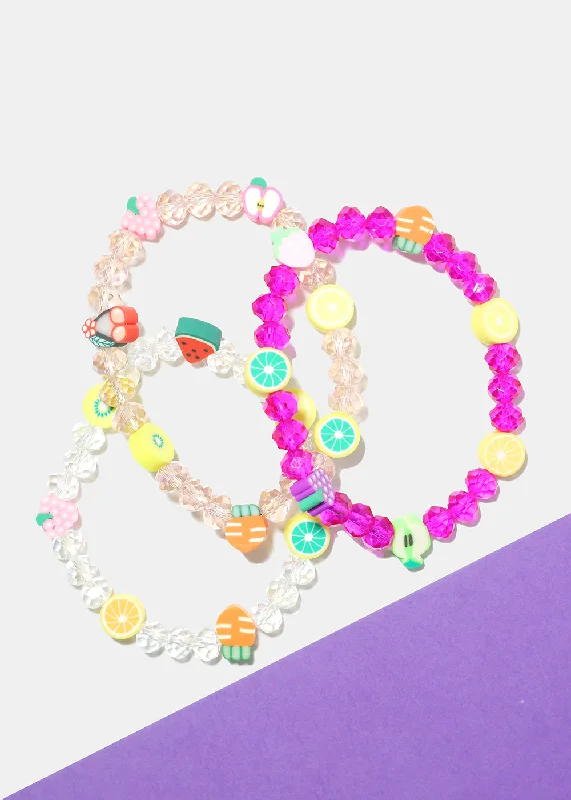 Fruit & Bead Bracelet