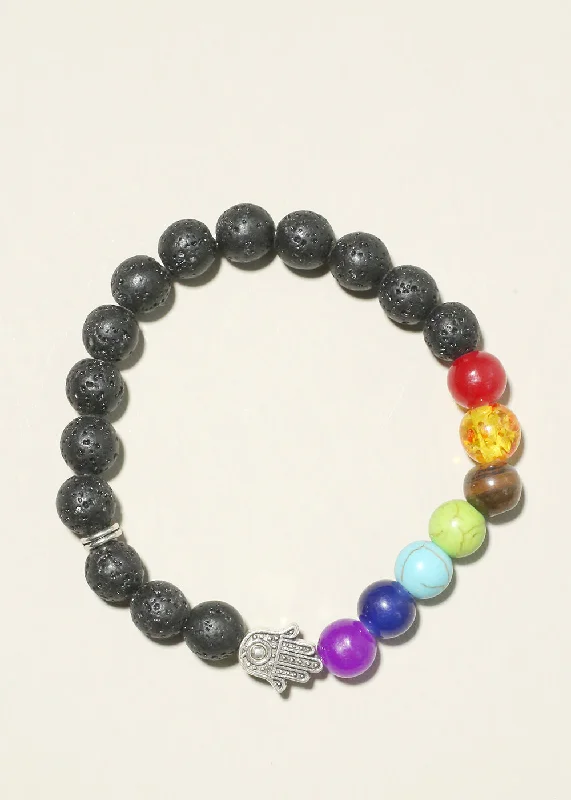 Hamsa Hand Chakra Bracelet