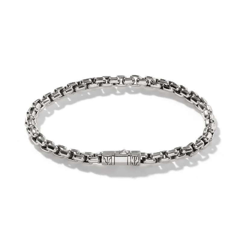 John Hardy Classic Chain Collection Box Chain Bracelet in Sterling Silver