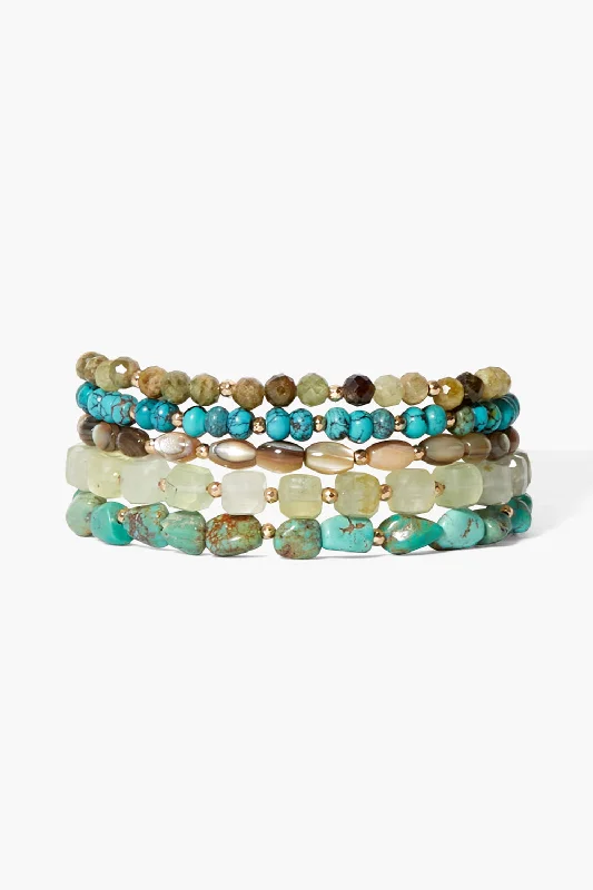 Keyes Naked Wrap Bracelet Turquoise Mix