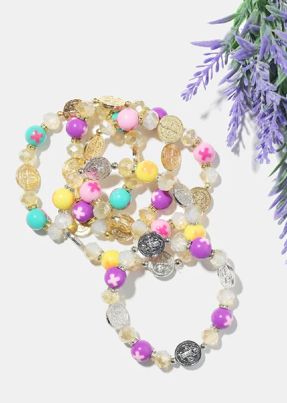 Saint Beaded Bracelet