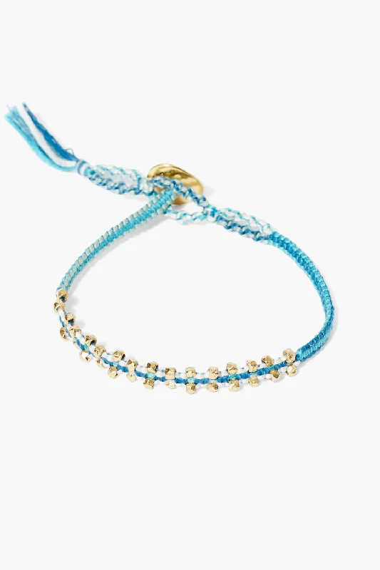 Zana Single Wrap Bracelet Blue Mix